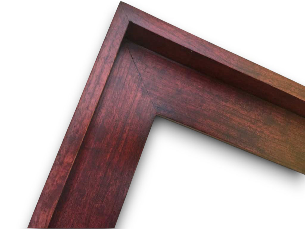 Merisier à tenons teinté acajou