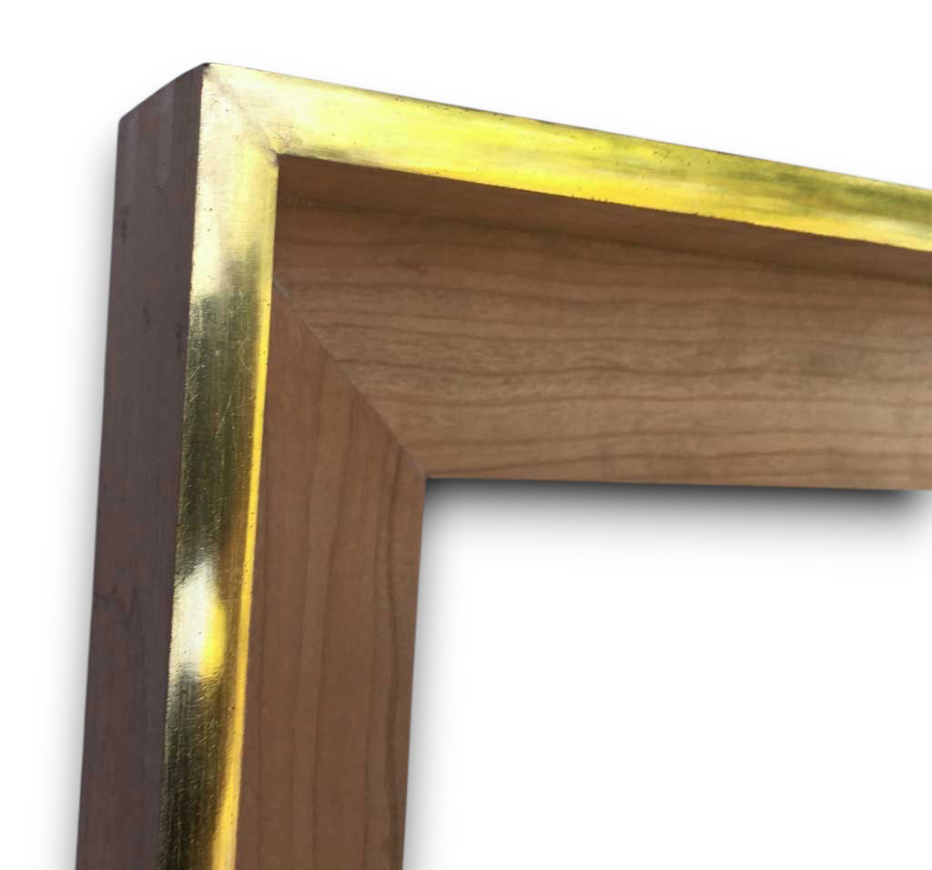 Merisier naturel à tenons filet or fin