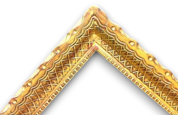 Sculpté dm losanges 100 ocre