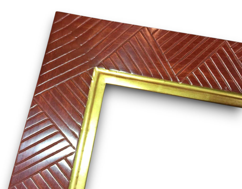 Sculpté merengué filet or fin