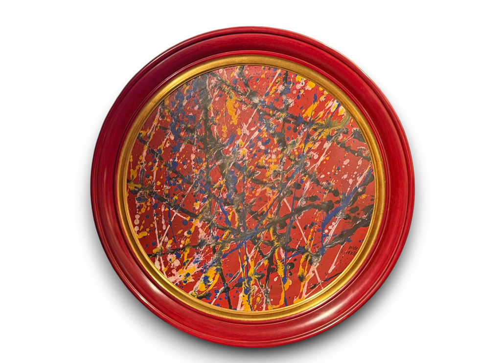 Rouge vif congé or (Veran)